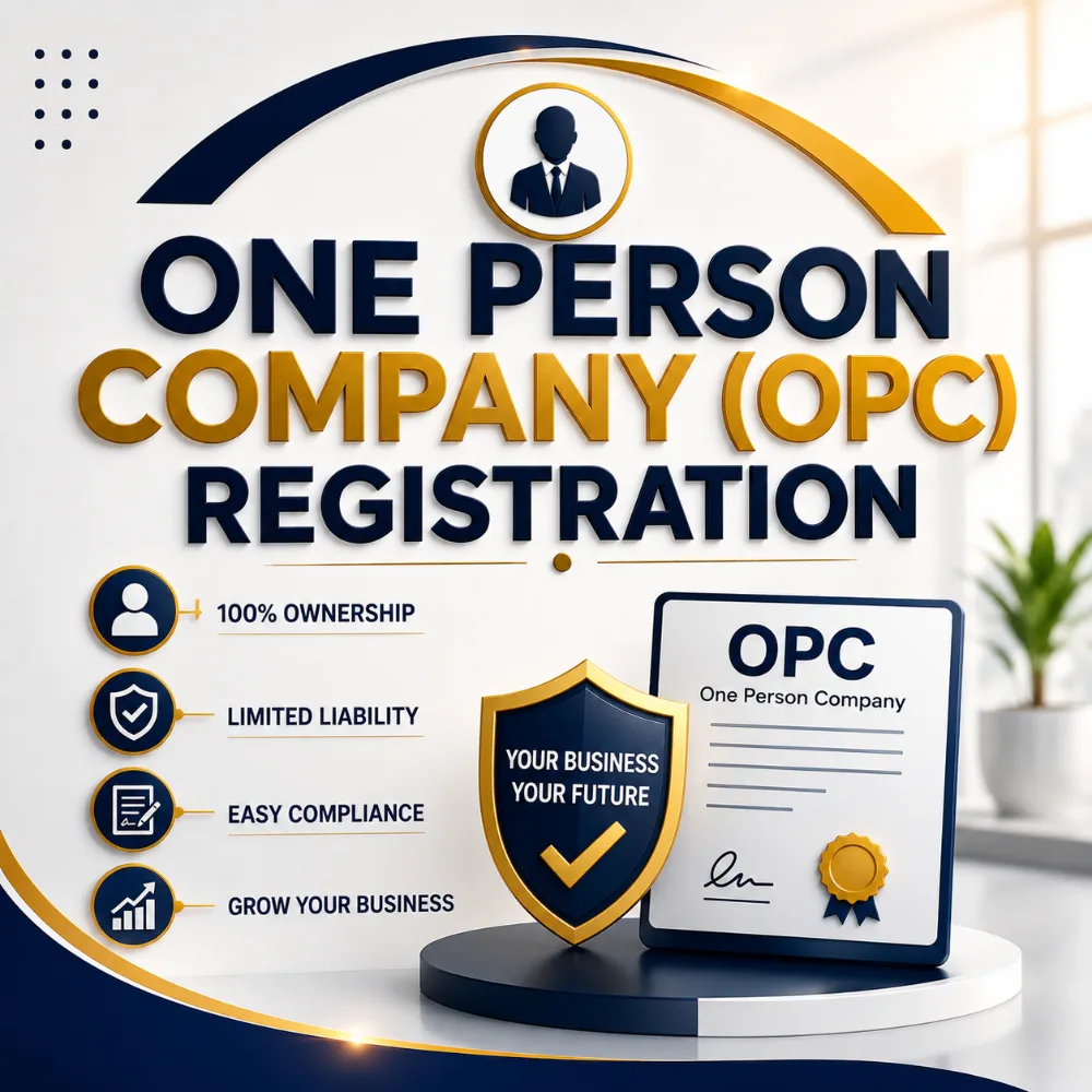 One Person Company (OPC) Registration